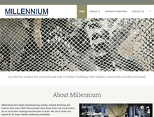 Tablet Screenshot of millenniumfoils.com